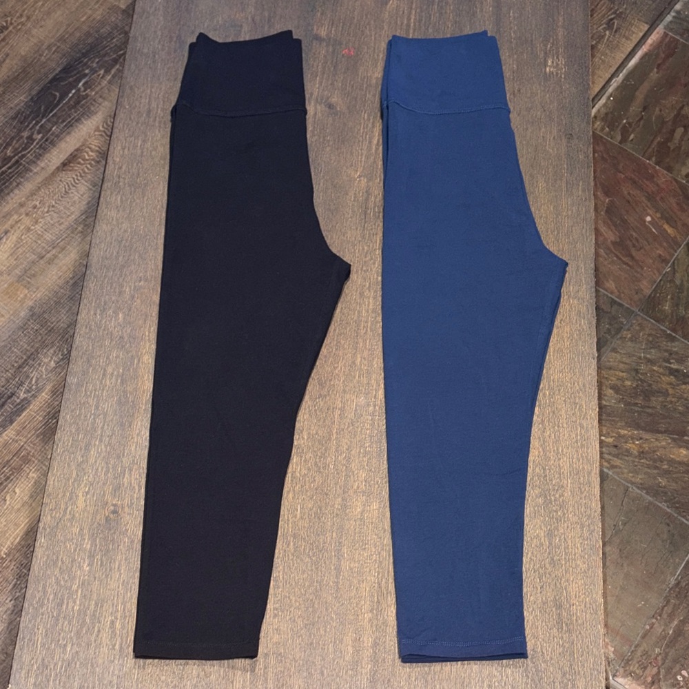 LOGO by Lori Goldstein Set of 2 Pull On Leggings - Size XXS